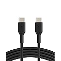 Belkin BoostCharge USB-C to USB-C Cable (1M/3.3ft) for iPhone 17, iPhone 17 Pro, Samsung Galaxy S25, S24, Pixel 10 & 9, iPad Pro, Nintendo Switch 2