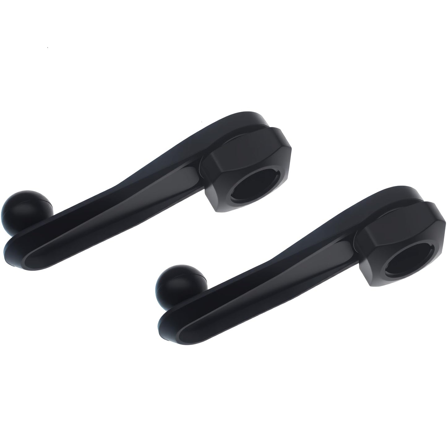 SYCZIOHU 17 MM Ball Joint Extension Arm 2 PCS Black Bracket Extender Rotating Rod for Mobile Phone Holder, Tablet Holder and Car Air Outlet