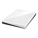 WD Portable Hard Drive, 2TB USB3.0, White, My Passport Encryption, Password Protection, External Hard Disk / WDBYVG0020BWT-WESN