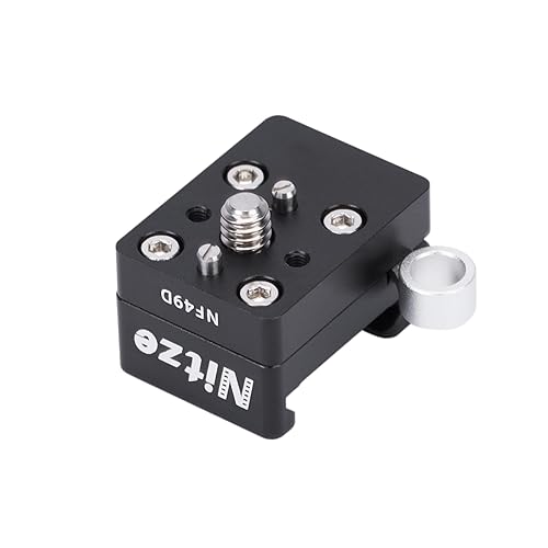 Nitze Quick Release NATO Clamp, with 1/4" Screws and Removable Locating Pins - NF49D