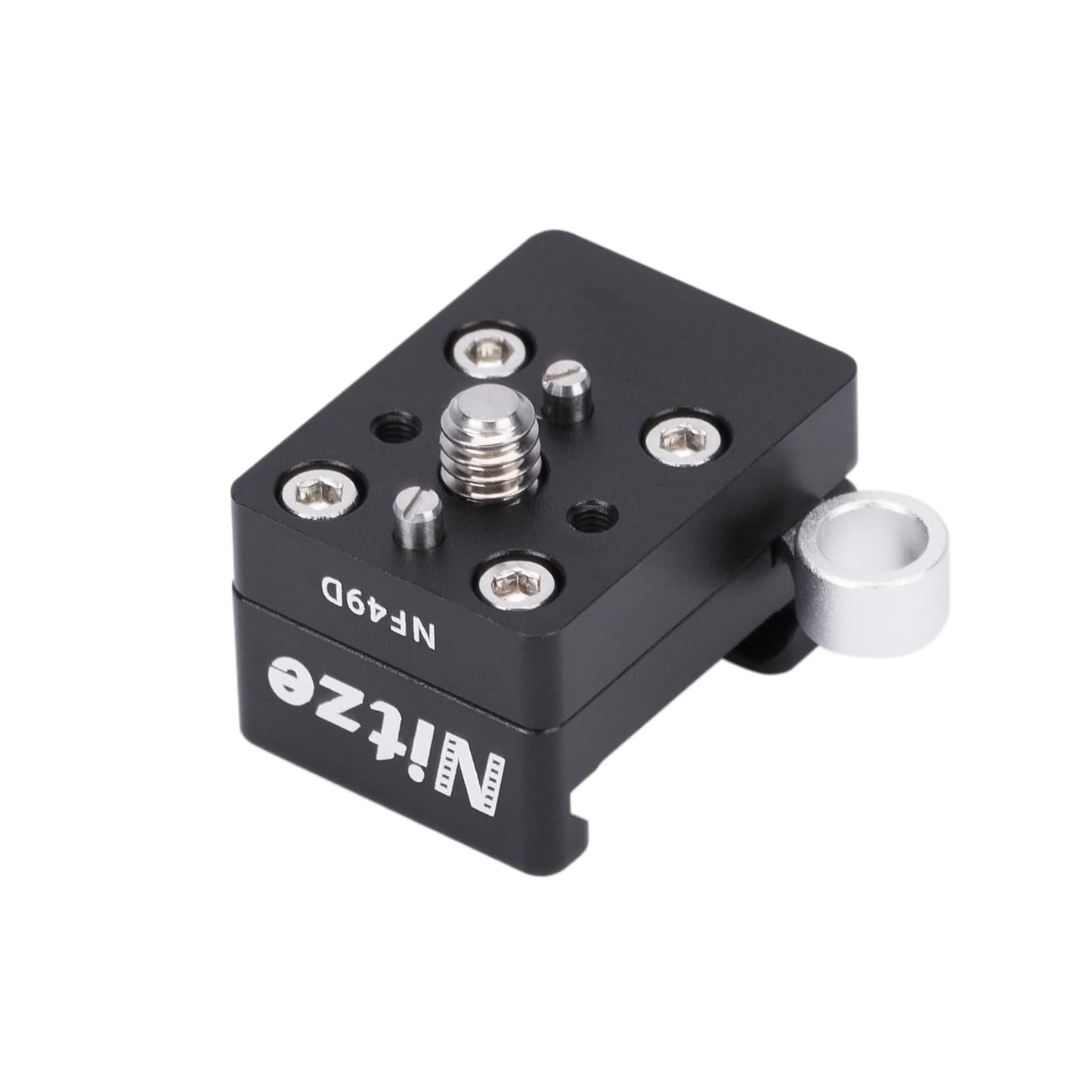 Nitze Quick Release NATO Clamp, with 1/4" Screws and Removable Locating Pins - NF49D