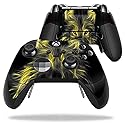 MightySkins Skin Compatible with Microsoft Xbox One Elite Controller - Neon Wolf | Protective, Durable, and Unique Vinyl Decal wrap Cover | Easy