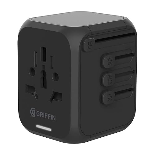 Griffin Powerblock 30W International Travel Adapter (GP-140-BLK)