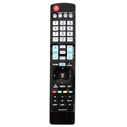 AKB74455416 Replaced Remote fit for LG LED LCD TV 50LF5800 55LF5800 50LF6100 55LF6100 60LF6100 50LF6090 55LF6090 60LF6090 32LF5800 42LF5800 40LF6300