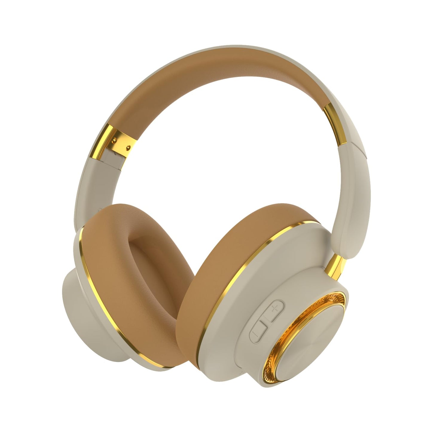 KUUCAT H8 Active Noise Cancelling Headphones,120H Playtime,Deep Bass,HiFi Foldable Wireless Over Ear Bluetooth Headphones, Soft Earmuffs &Light