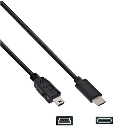 USB C Data Transfer Interface Cable Cord Wire for Canon EOS Rebel T5i T6 T6i T7, Select Powershot, Vixia, for Nikon DSLR D610 D90 (See List