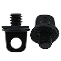 CZQC 1/4inch Camera Screw 2PCS 1/4-20 Quick Install Metal Screws Connecting Adapters for Camera Neck Wrist Strap Sling Black