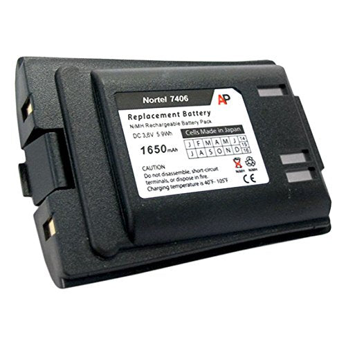 Artisan Power Replacement Battery for Nortel Norstar T7406 Phones: 1650 mAh