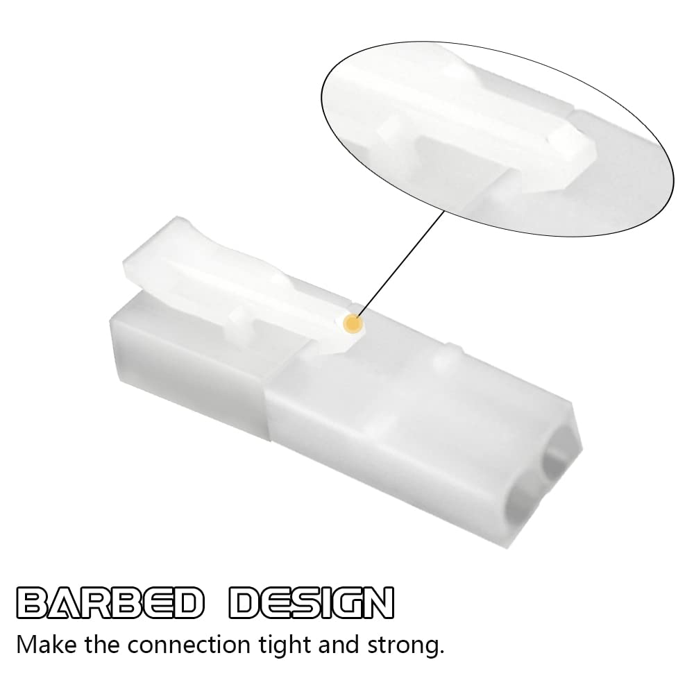 WMYCONGCONG 30 Pairs Male Female Connector with Pins Compatible with Large Tamiya Connector Type A