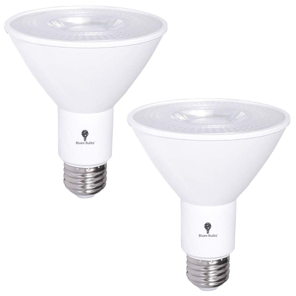 2 Pack PAR30 Outdoor LED Flood Light Bulb 12W 100 Watt Equivalent 900 Lumens Dimmable Waterproof E26 3000K Warm White LED Flood Light Bulbs
