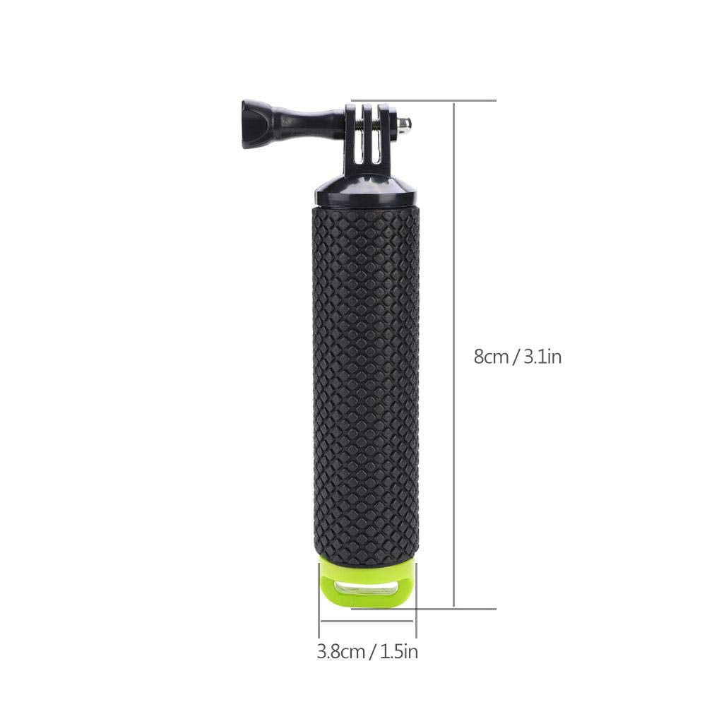 Floating Handle Grip,Portable Anti-Slip Floating Bobber Stick Floaty Handheld Grip Holder Monopod with Lanyard for Action Camera