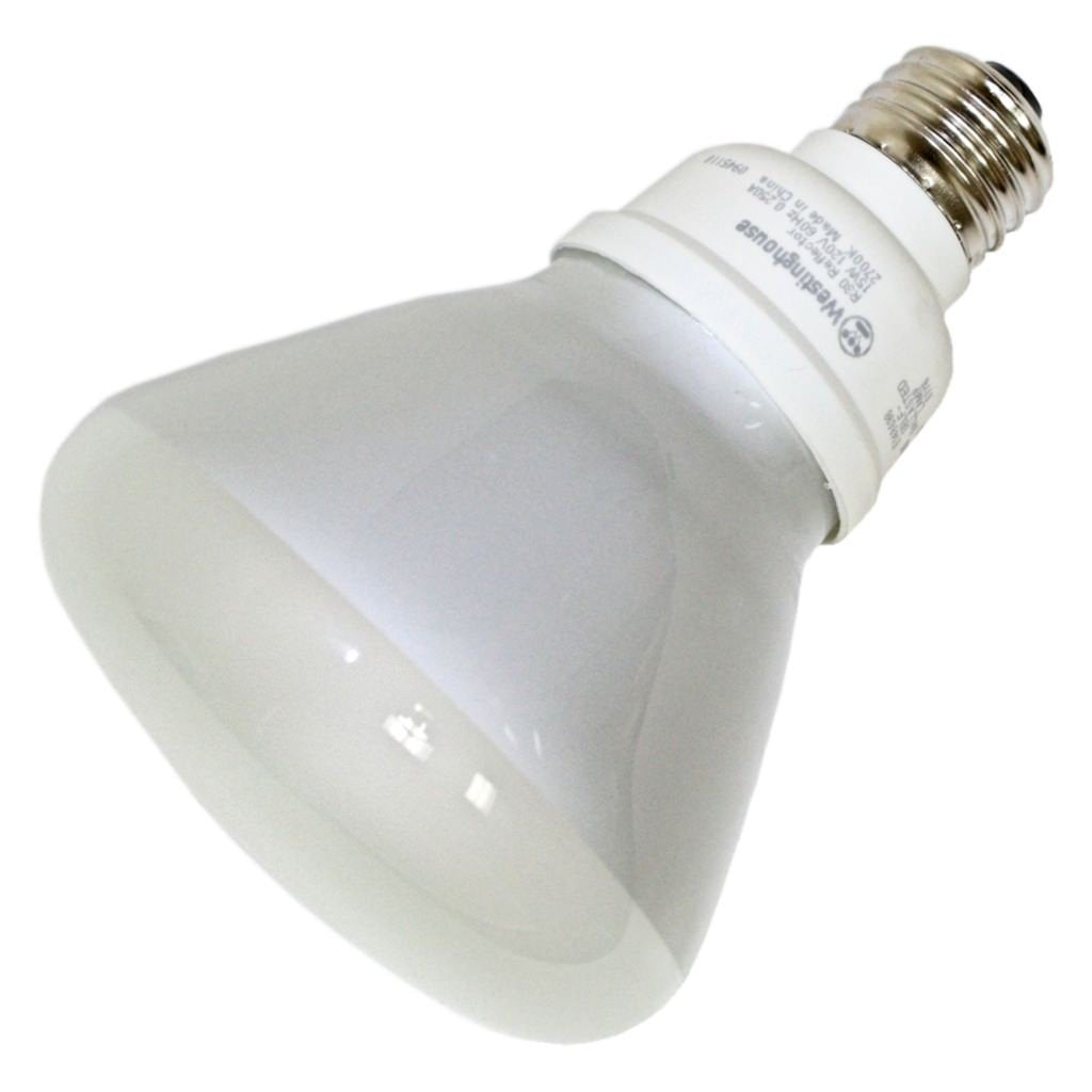 Westinghouse 37970 15CFLBR30/F/27 15W = 60W 720 Lumens 2700K CFL Medium Base BR30 Flood Warm White