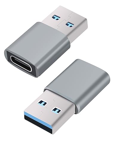 ROTOPATA 4 Pack USB 3.0 to USB C Adapter, 5Gbps USB A Male to Type C Female Adaptor Charger Converter for iPhone 12 13 14 15 Plus Pro Max, iWatch 8…