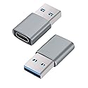 ROTOPATA 4 Pack USB 3.0 to USB C Adapter, 5Gbps USB A Male to Type C Female Adaptor Charger Converter for iPhone 12 13 14 15 Plus Pro Max, iWatch 8…