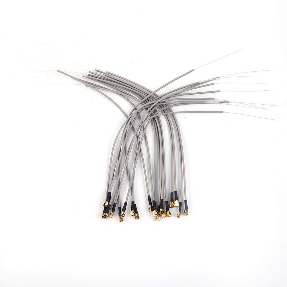20Pcs 2.4G Receiver Antenna, ABS Aircraft Receiver Antenna Compatible Port for Futaba FrSky Replacement