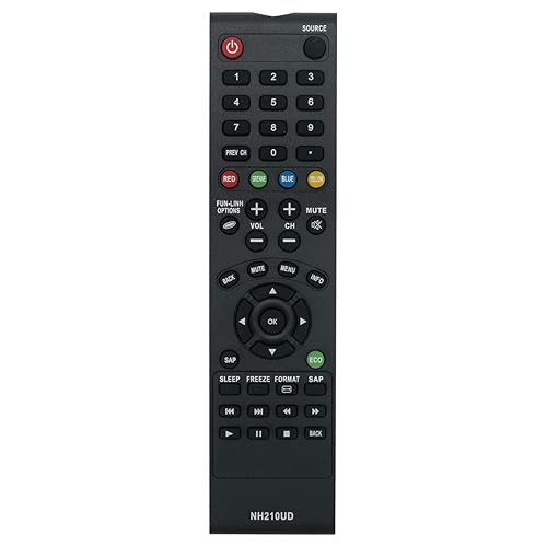 NH210UD Replacement Remote Control Applicable for Sylvania LCD TV LC320SS2 LC401SS2 LC190SS2 LC220SS2 LC260SS2