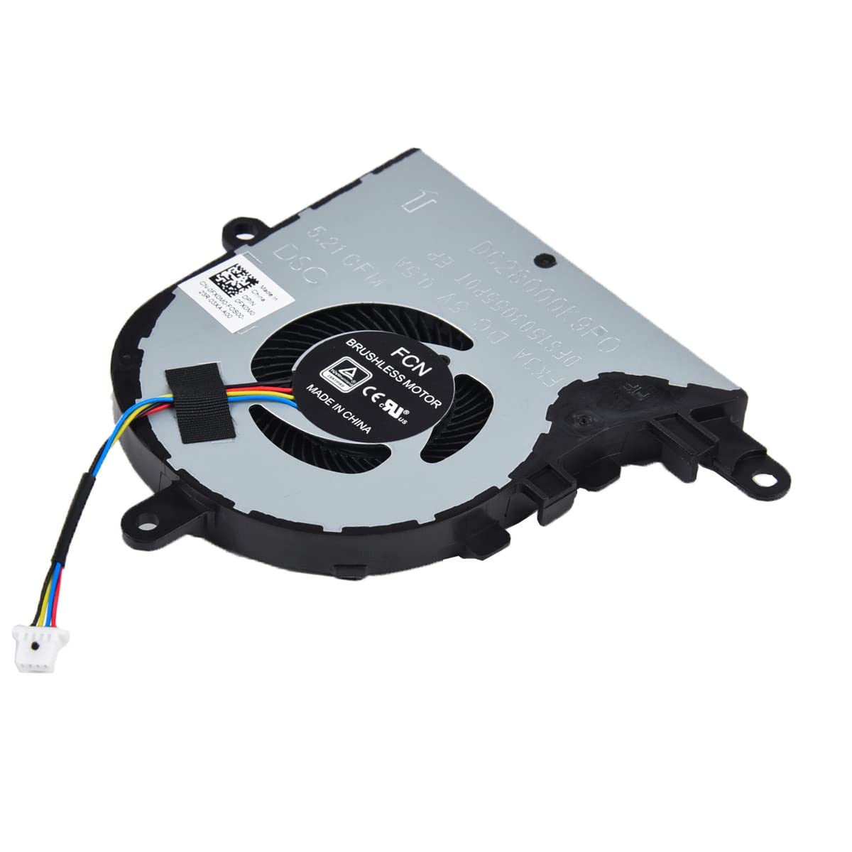 Replacement CPU Cooling Fan for Dell inspiron 15 5570 5575 3580 3593, inspiron 17 3780 3793, Latitude 3590 L3590 E3590 Series Laptop P/N: FX0M0 0FX0M0