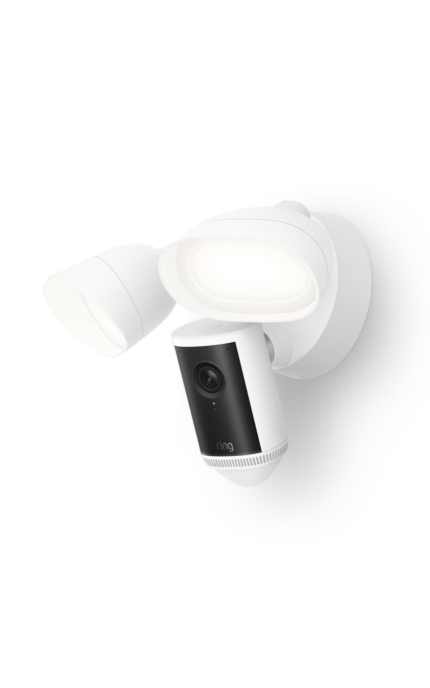 Ring Floodlight Cam Pro, Wired (newest model), Home or business security, Retinal 4K with wide-angle video, 10x Enhanced Zoom, and 2000 Lumen