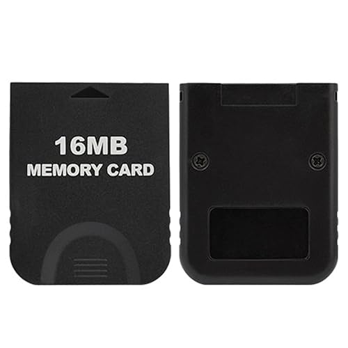 Gamilys Replacement Black 16MB Memory Card for Ninendo Wii / GameCube
