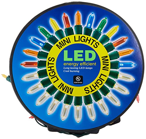 SIENNA LLC 37 Ft Reel Pack 150 Led M5-Incandescent Transparent Multi