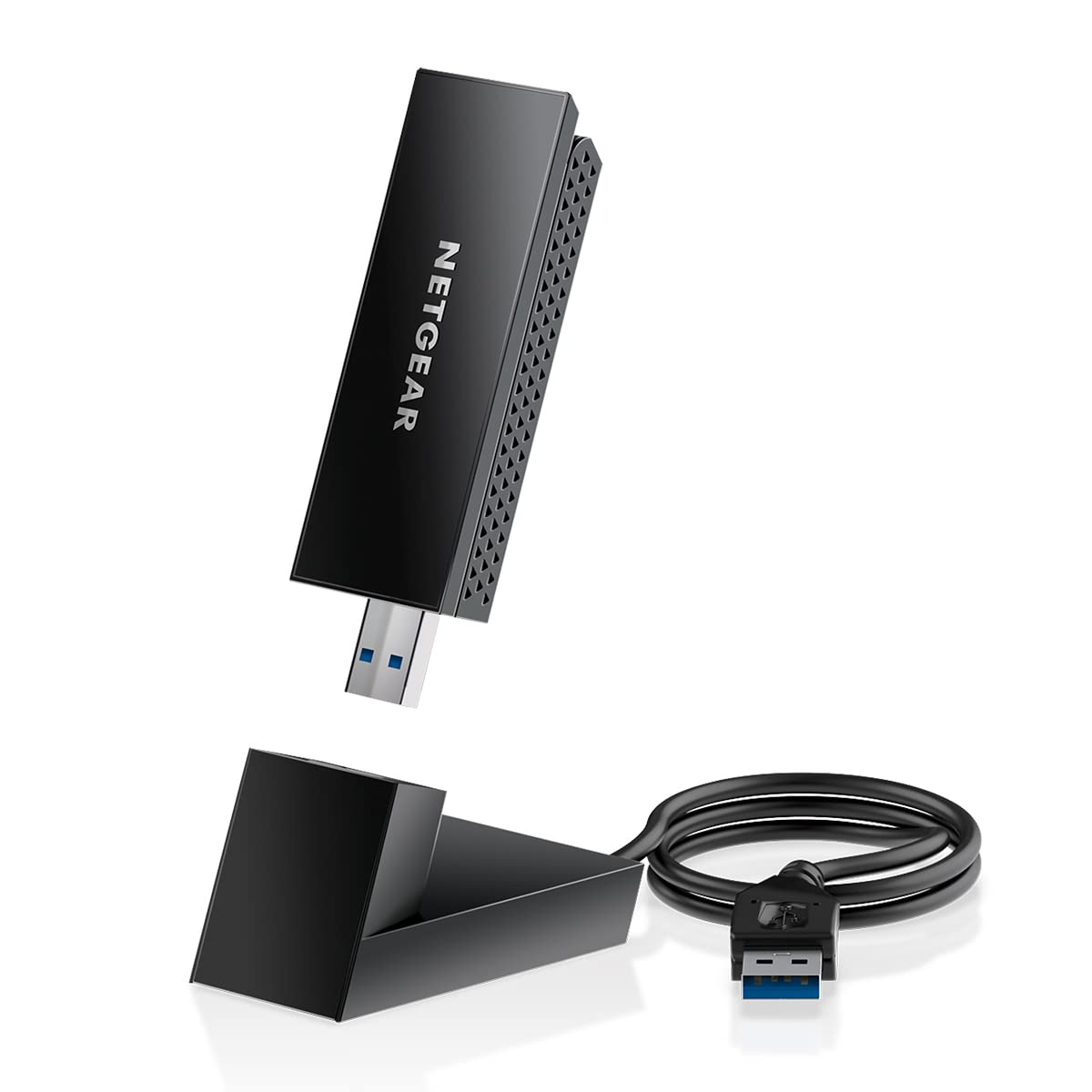 NETGEAR Nighthawk WiFi 6E USB 3.0 Adapter (A8000) - AXE3000 Tri-Band Wireless Gigabit Speed (Up to 3Gbps) - New 6GHz Band - Works with Any WiFi 6 or