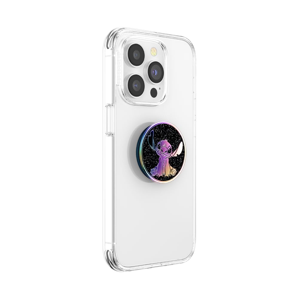 PopSockets Adhesive Phone Grip, Holder, Phone Stand, Disney - Enamel Oil Slick Stitch