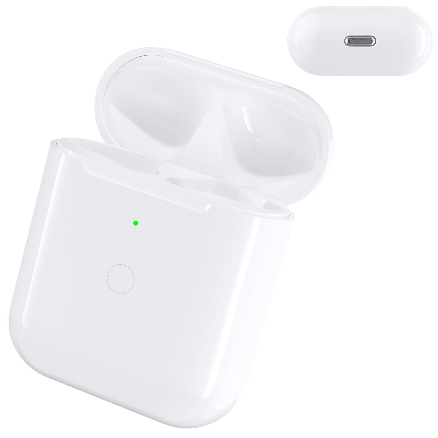 owenbo Replacement Airpod Wireless Charging Case, Charging Case Compatible for Air Pod 1st 2nd Generation, Airpods1&2 Charger Case