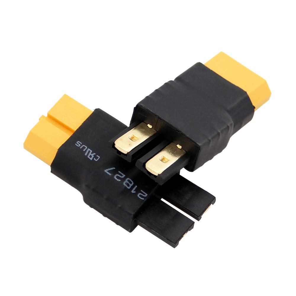 4pcs Compatible with TRX Male to XT60 / XT-60 Female Connector Adapter(BDHI-87)
