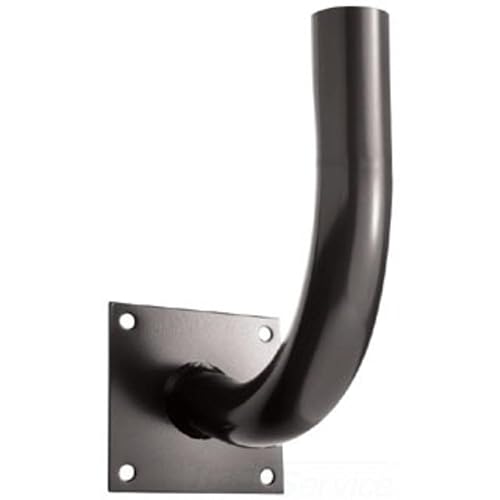 RAB Lighting MCB Curved Wall Mount Bracket, 16" Length x 12" Width