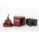 X-Pro2 X-Pro 3 Case, BolinuUS Genuine Real Leather Camera Case Bag Cover for Fuji X-Pro2 Fujifilm X Pro2 X-Pro3 XPro3 with XF35mm Lens Bottom Opening