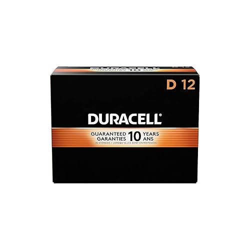 DURACELL Coppertop D Alkaline Batteries, 12/Pack (MN1300)