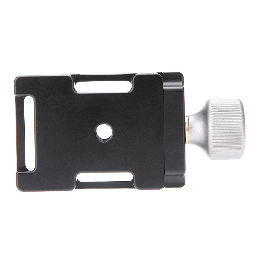 Andoer Mini Adjustable Clamp Aluminium Quick Release Plate Compatible with Arca Swiss QR 38 mm