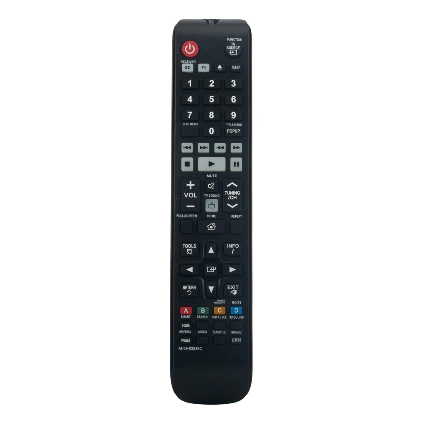 AH59-02538C Replaced Remote Compatible with Samsung Blu-ray Home Theater HT-F6530W HT-F5502K