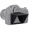 Serounder LCD -up Hood Sun Shade Screen Protective Cover Foldable Camera Monitor Protector for D7100/D7200 DSLR Camera