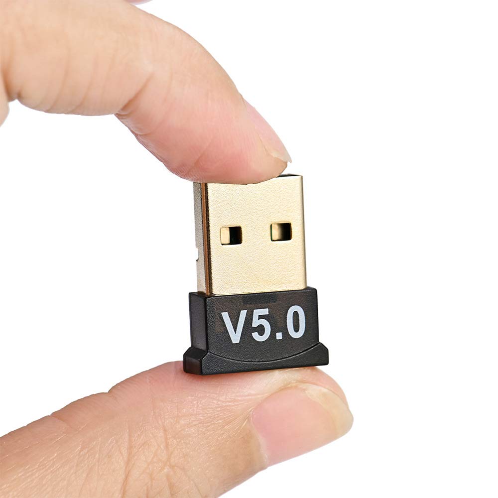 Bluetooth Adapter for PC, USB Bluetooth Adapter 5.0 Transmitter Bluetooth Dongle Stick Bluetooth Receiver Adapter for PC Notebook