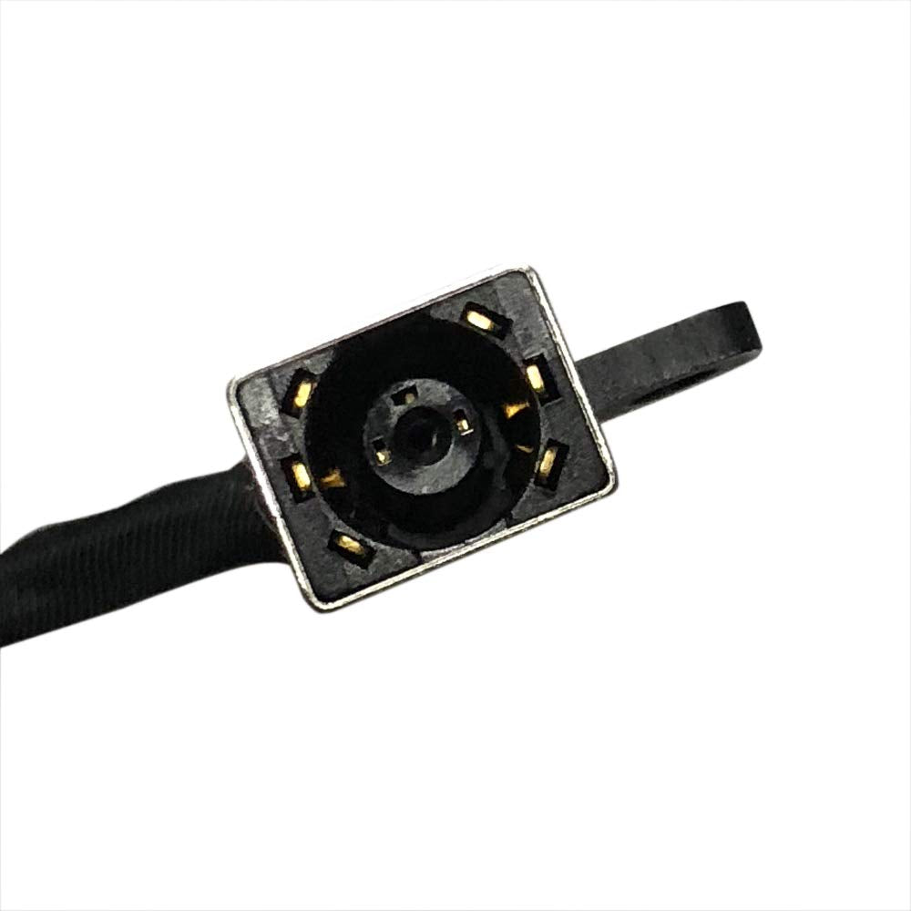 HSSDTECH DC Power Jack Charging Port Cable Plug Socket Connector Cable line Wire Replacement for DELL 5000 5555 5566 5558 5455/14 5458/Vostro 14 3458