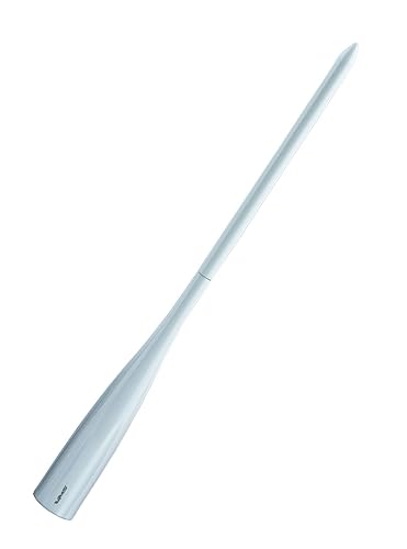 VMS Racing 9 inch SPIKE ANTENNA in WHITE Billet Aluminum Compatible with Dodge Ram 1500 2500 3500 09-19 2009-2019