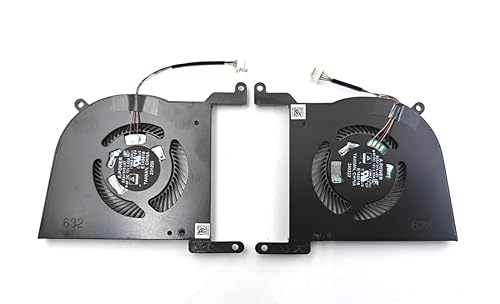 Replacement CPU + GPU Fan for MSI Stealth 14 Studio A13 A13V A13VE A13VG A13VF A13VF-041US A13VF-064US MS-14K1