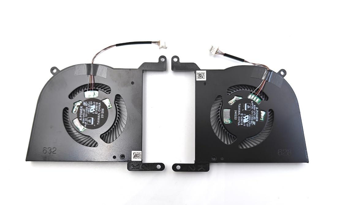 Replacement CPU + GPU Fan for MSI Stealth 14 Studio A13 A13V A13VE A13VG A13VF A13VF-041US A13VF-064US MS-14K1