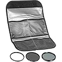 Hoya 46mm 3 Digital Slim Filter Set II (HMC UV/Circular Polarizer / ND8) with Pouch