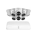 Lorex 4K (8 Camera Capable) 2TB Wired NVR System with 8 White IP Audio Dome Cameras