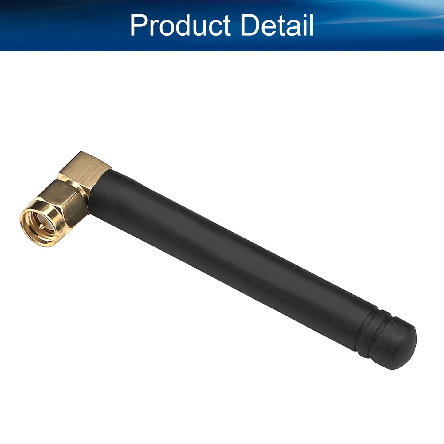 Othmro GSM Antenna 700-2700Mhz 3DB 70mm 1PCS,SMA Male Right Angle Elbow Connector for WiFi Router Booster