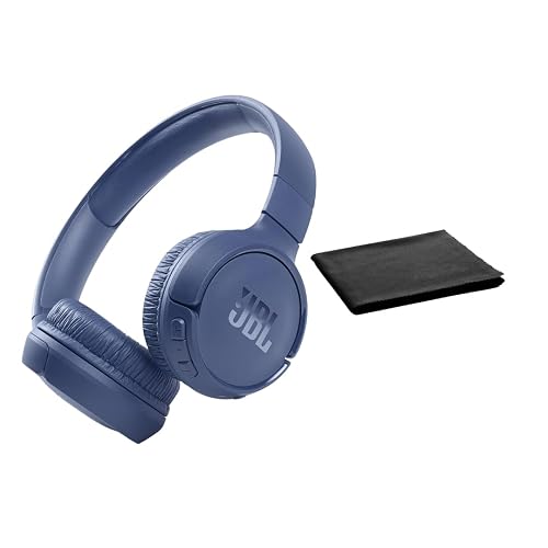 JBL Tune 510BT Wireless On-Ear Headphones Pure Bass Sound, Bluetooth 5.0, 40H Battery, Multi-Point Connectivity, Hands-Free Calls, Lightweight