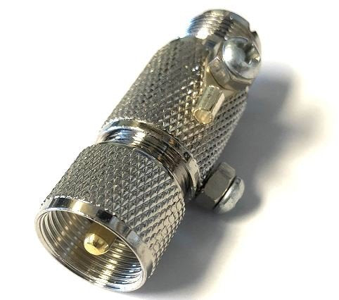 Pro Trucker Lightning Arrestor, Lightning Surge Protector for Coax Cable & Ground Screw for Two Way, CB, Amateur Radio, Scanners