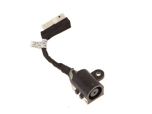 ndliulei AC DC Jack Power Plug in Charging Port Connector Socket with Wire Cable Harness Replacement for Dell Latitude 3480 3488 3580 3588