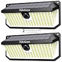 DijiuGoya Solar Security Lights Outdoor, 466 LED 4000Lm Ultra Bright, 270° Wide Motion Sensor, IP68 Waterproof, 3 Modes Dusk-to-Dawn Solar Flood Light