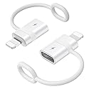MoKo USB C to Lightning Adapter with 36W PD Fast Charging, USB-C Female to Lightning Male Adapter for iPhone 14/13/12/11/iPad/iPod/AirPods…