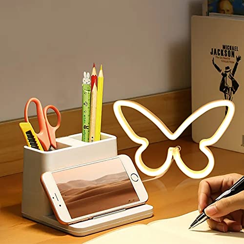 Butterfly Neon Signs Butterfly Decor Neon Lights USB or Battery Powered Indoor Wall Table LED Night Lights for Kids Girls Home Bedroom Room Party