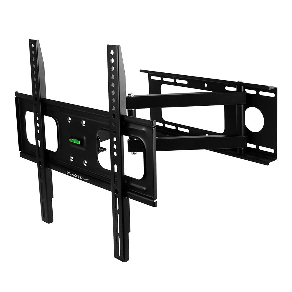 iMounTEK Tilting TV Wall Mount Bracket for 32" to 55" LED/LCD/OLED/Plasma Flat Screen TV. Full Motion Swivel Articulating Dual Arms, 99 LBS Hold