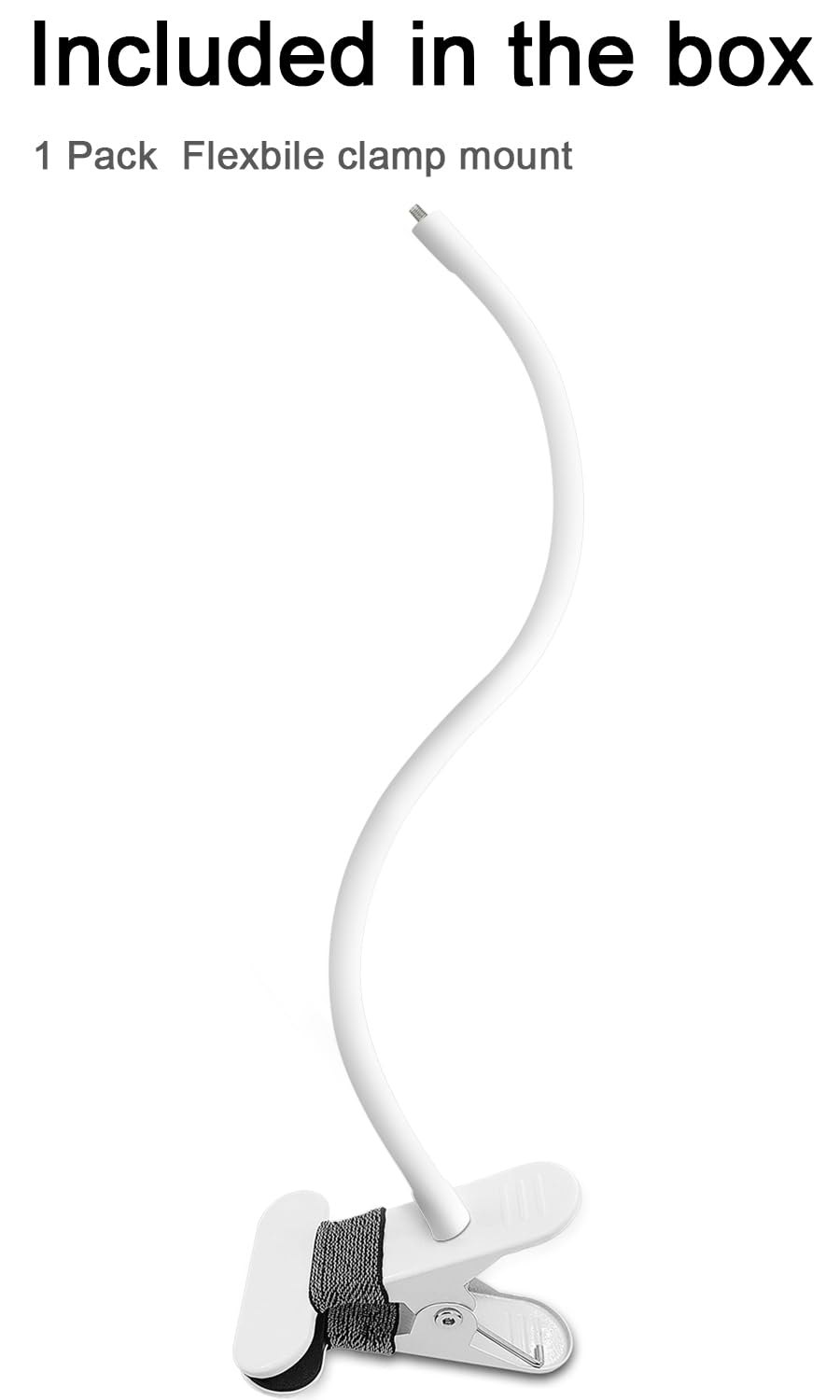SZAOYU Baby Monitor Mount Compatible with Nanit Pro Smart & Flex Stand, 15.7 inches Flexible Arm, White, Adjustable, Minimalist Style